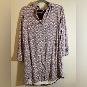 Calida‎ Naturally Me Button Up Sleep Dress size S